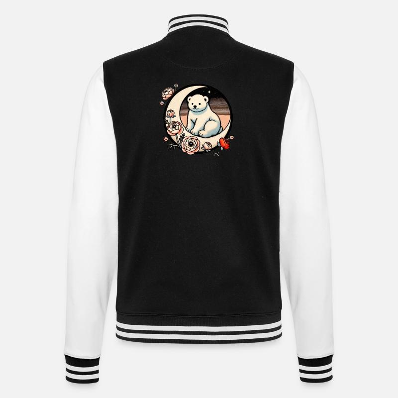 Lune de l’ours polaire - Veste Teddy - noir/blanc
