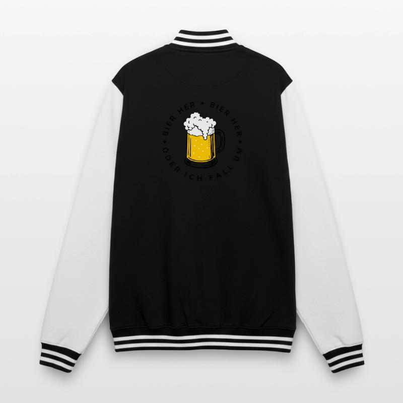 Bees here - Oder ich fall um! College Sweat Jacket