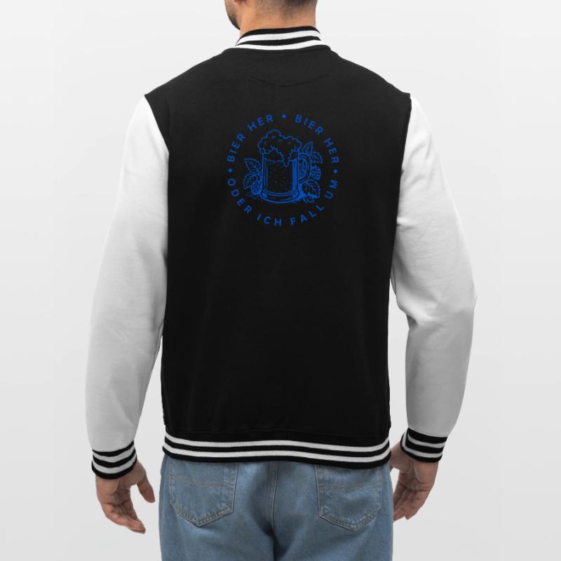 Bees here - Oder ich fall um! College Sweat Jacket