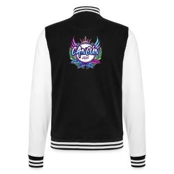 Cancun 2025 Bunt - College-Sweatjacke - Schwarz/Weiß - Hinten - Marisol (170cm)