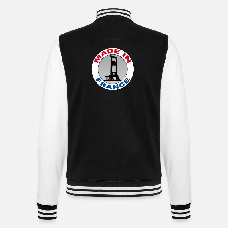 guillotine - Veste Teddy - noir/blanc