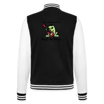frog_n_roll_072011_d_3c - College Sweat Jacket - black/white - Back - Marisol (170cm)