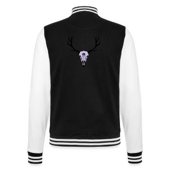 Deer skull and antlers - Veste Teddy - noir/blanc - Dos - Marisol (170cm)