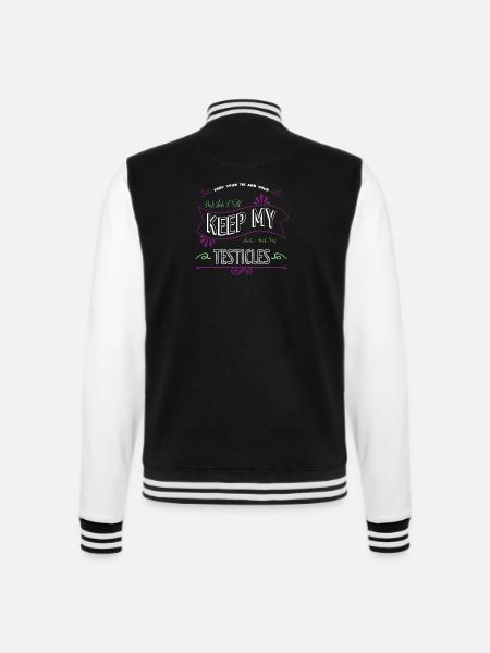 aircraft mechanic tools gift idea baseballclothing - College-Sweatjacke - Schwarz/Weiß