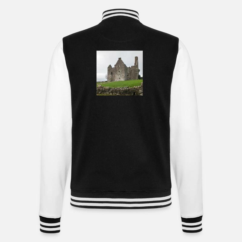 Château de Tully, comté de Fermanagh, Irlande. - Veste Teddy - noir/blanc