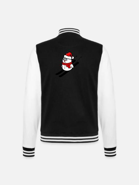 Schnemann Ski - College Sweat Jacket - black/white