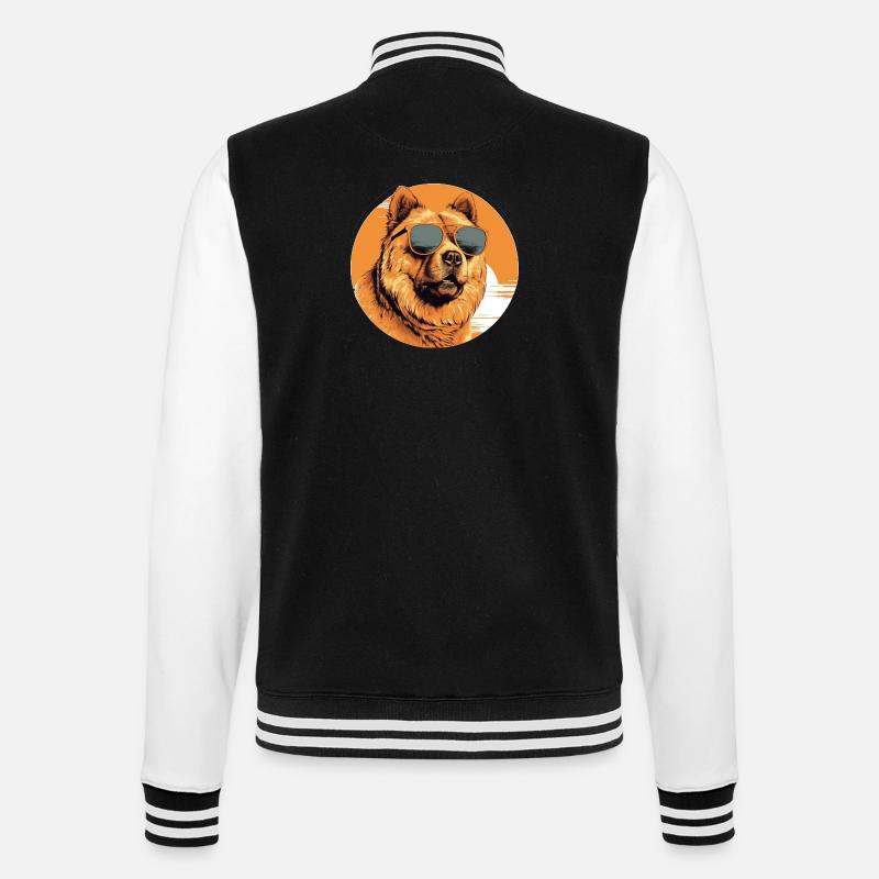 Futter - College-Sweatjacke - Schwarz/Weiß