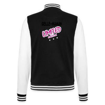 BELLE MAMAN LIMITED EDITION - Veste Teddy - noir/blanc - Dos - Marisol (170cm)