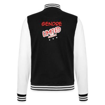 GENDRE LIMITED EDITION - Veste Teddy - noir/blanc - Dos - Marisol (170cm)