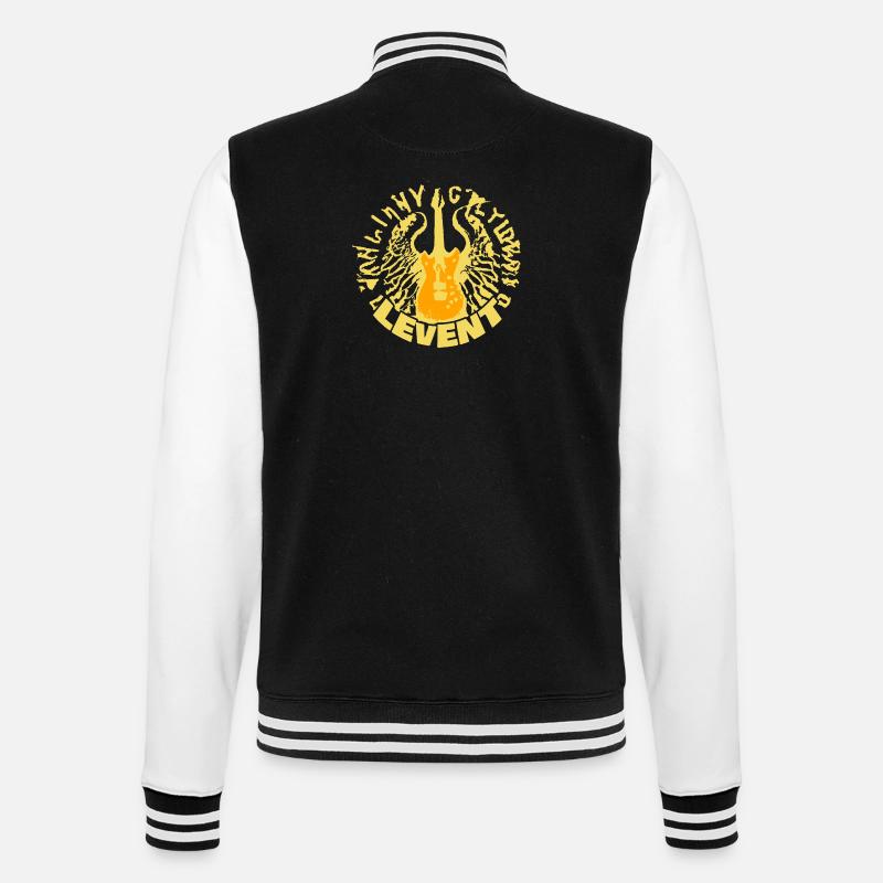 Gift for Levent - College Sweat Jacket - black/white