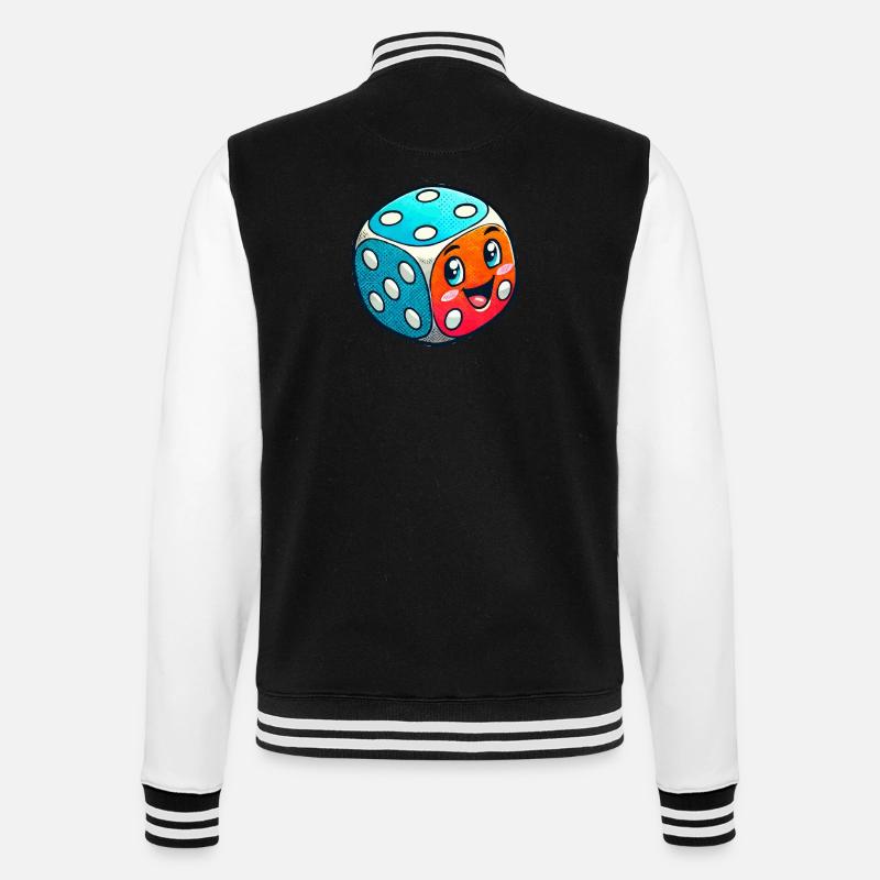 Cube Comic - College Sweat Jacket - black/white