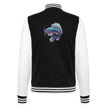 Poisson Fantasy - Veste Teddy - noir/blanc - Dos - Marisol (170cm)