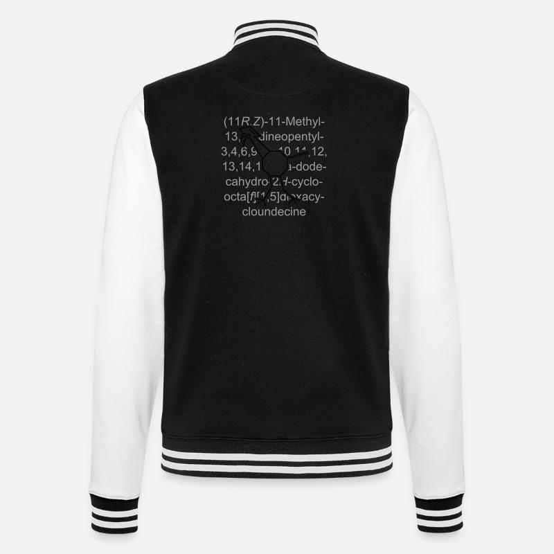 Bigbird - oiseaux - chimie - Veste Teddy - noir/blanc