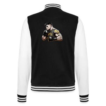 MMA - College-Sweatjacke - Schwarz/Weiß - Hinten - Marisol (170cm)