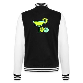 Cocktail Hibiscus - Veste Teddy - noir/blanc - Dos - Marisol (170cm)