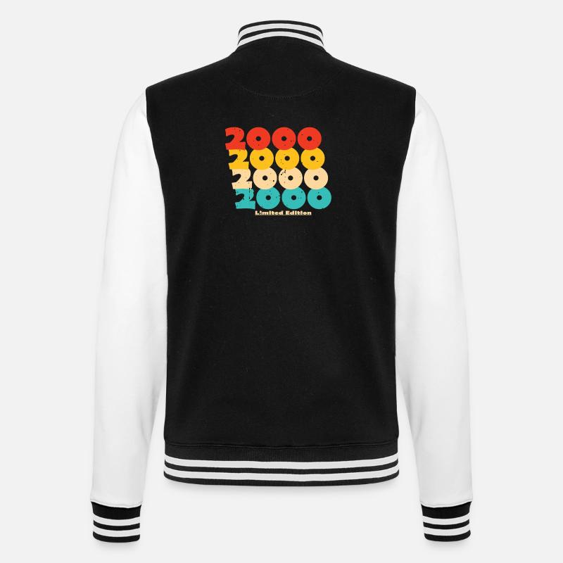 2000: Limited Edition - 24th Anniversary - College Sweat Jacket - black/white