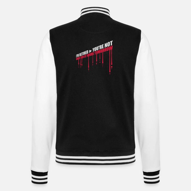 have fun at work - College-Sweatjacke - Schwarz/Weiß