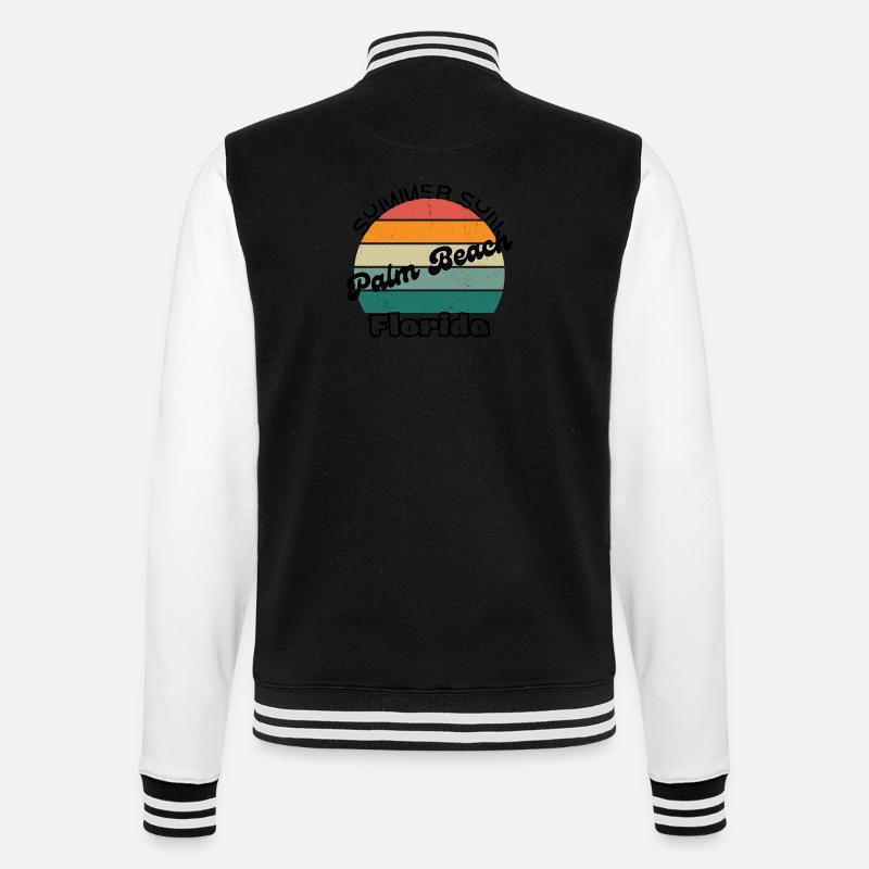 Palm Beach Floride - Veste Teddy - noir/blanc