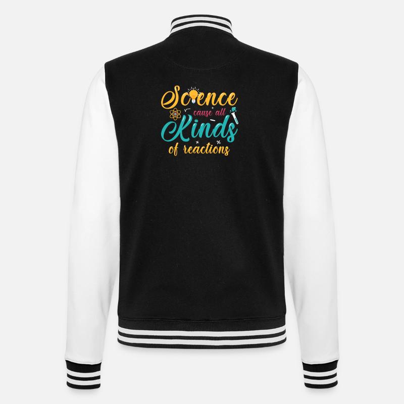 La science provoque toutes sortes de réactions - Veste Teddy - noir/blanc