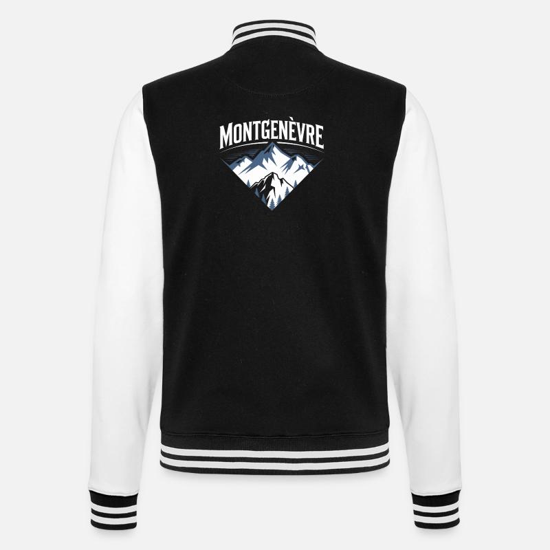 Montgenèvre - Veste Teddy - noir/blanc