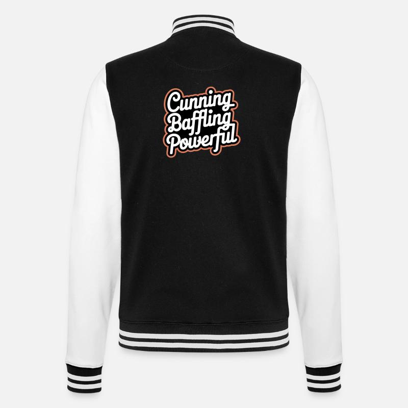Cunning Baffling Powerful 8 - College-Sweatjacke - Schwarz/Weiß
