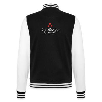 Le meilleur papa du monde ! - Veste Teddy - noir/blanc - Dos - Marisol (170cm)