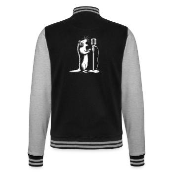 Song of the meerkats - College Sweat Jacket - black/heather grey - Back - Marisol (170cm)