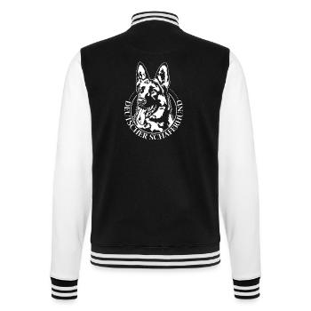 German Shepherd Dogs Portrait Dog Wilsigns - College Sweat Jacket - black/white - Back - Marisol (170cm)