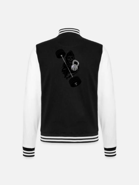 Sons of - Veste Teddy - noir/blanc