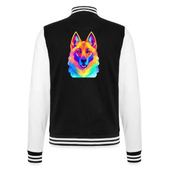 Dog Love Dogs German Shepherd Dog Dog Owner Dog - College Sweat Jacket - black/white - Back - Marisol (170cm)