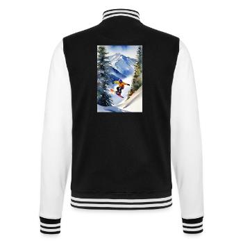 Snowboarder I - Veste Teddy - noir/blanc - Dos - Marisol (170cm)