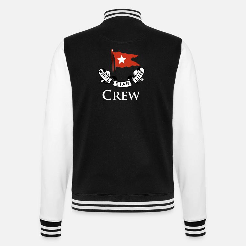 hinten2017 titanesque - Veste Teddy - noir/blanc