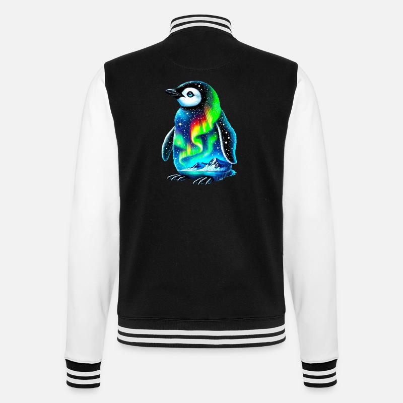 Pingouin - Veste Teddy - noir/blanc