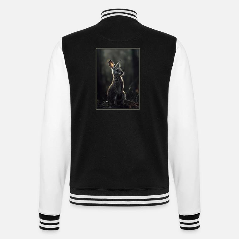 Wallabys Wallaby - College-Sweatjacke - Schwarz/Weiß