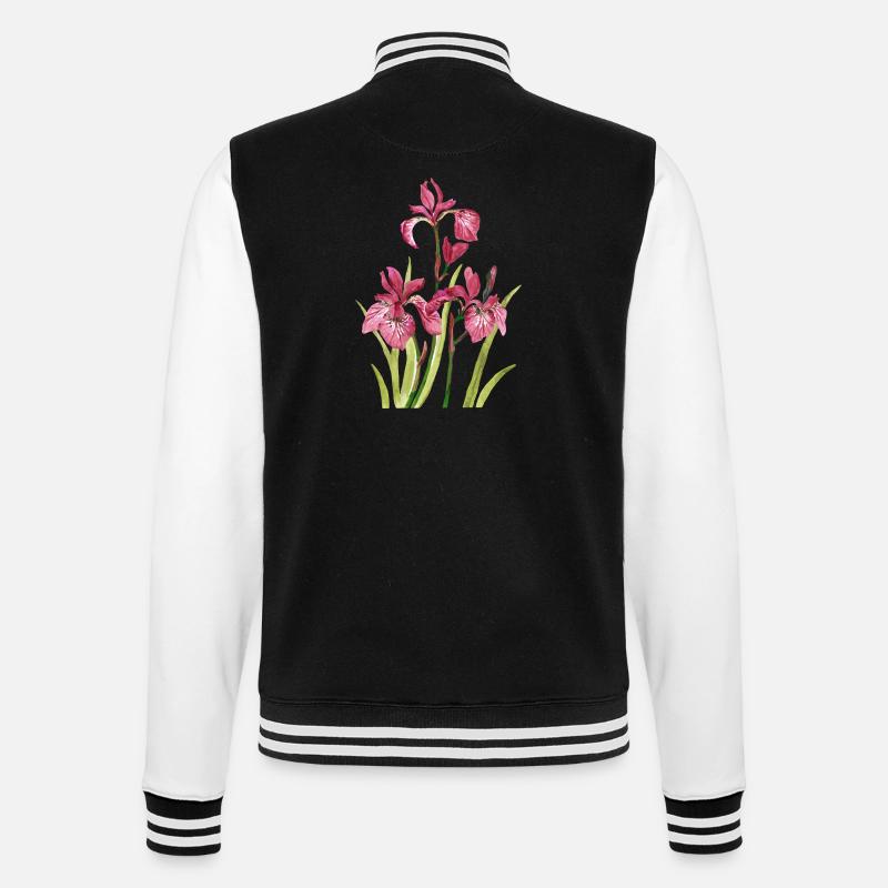 Fleur - Veste Teddy - noir/blanc