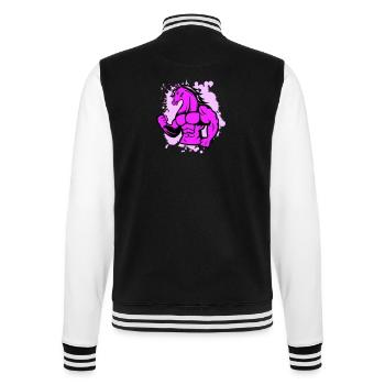 strong unicorn 1 - College-Sweatjacke - Schwarz/Weiß - Hinten - Marisol (170cm)