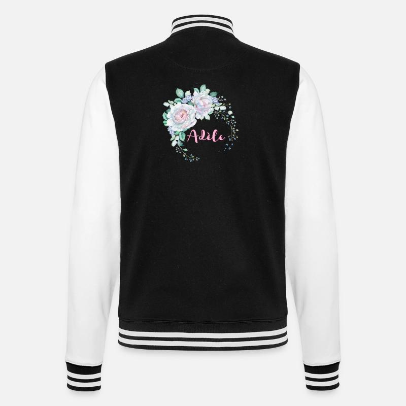 Pour Adèle - Veste Teddy - noir/blanc