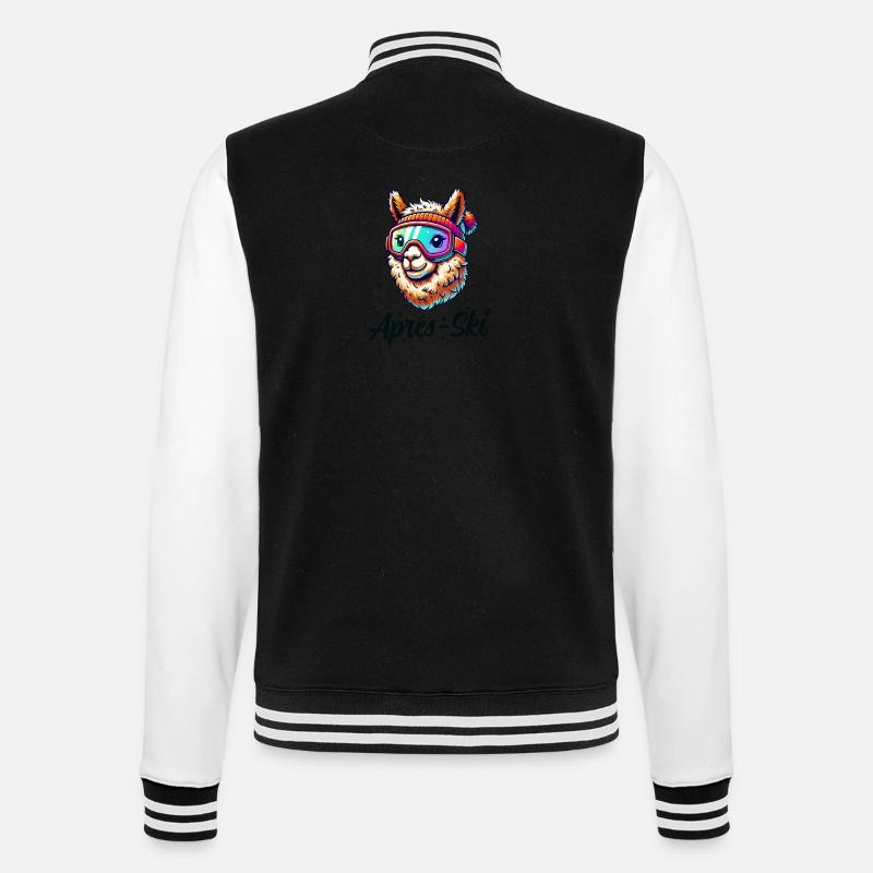 Alpaca Ski Goggles Après Ski - College Sweat Jacket - black/white