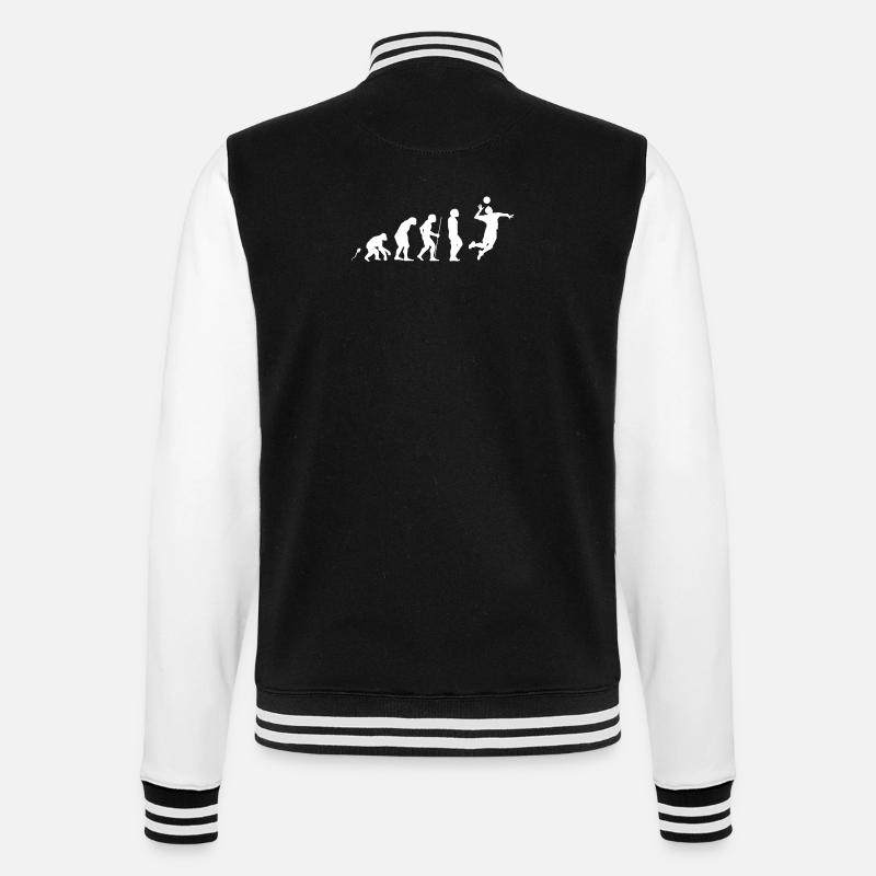 Evolution Volleyball 3 - College Sweat Jacket - black/white
