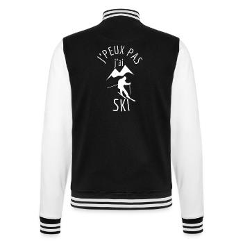 J’Peux Pas j’AI Ski - Veste Teddy - noir/blanc - Dos - Marisol (170cm)
