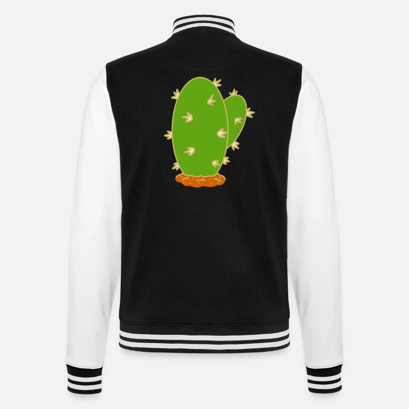 Cactus N°7 - Veste Teddy - noir/blanc