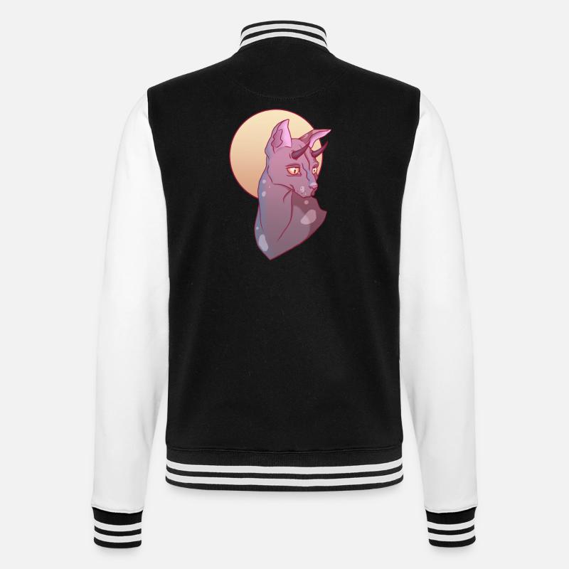 little devil - Veste Teddy - noir/blanc