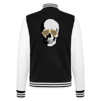 Skull - College-Sweatjacke - Schwarz/Weiß - Hinten - Marisol (170cm)