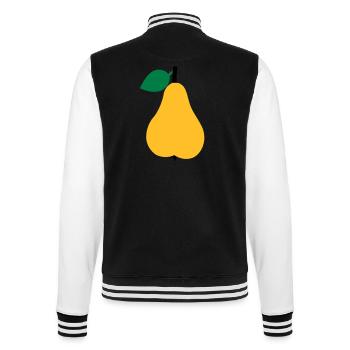 Birne - College-Sweatjacke - Schwarz/Weiß - Hinten - Marisol (170cm)