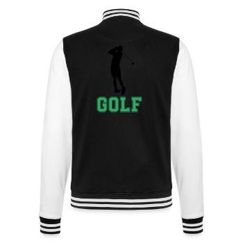 golf - College-Sweatjacke - Schwarz/Weiß - Hinten - Marisol (170cm)