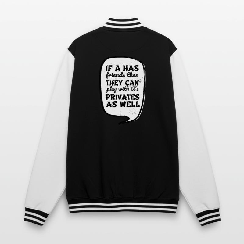 Geek Fullstack Developer Joke Programming Language College Sweat Jacket