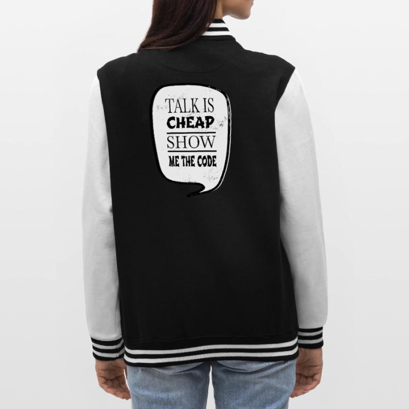 present coding software development College Sweat Jacket