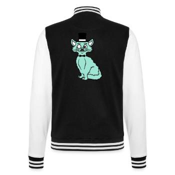 Sir Cat Gentleman Chapeau haut de forme Monocle Rich Gentleman - Veste Teddy - noir/blanc - Dos - Marisol (170cm)