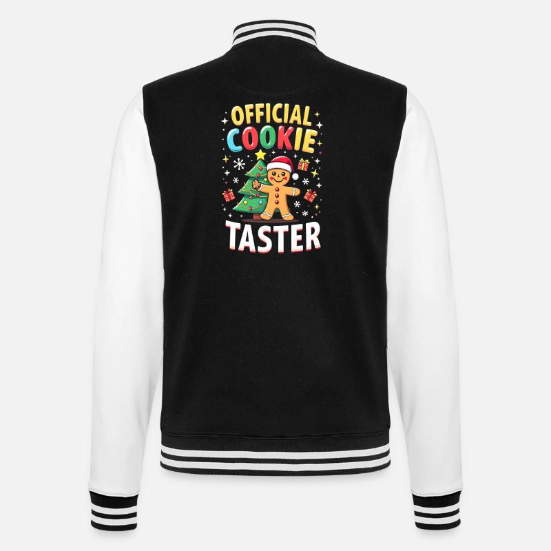 Official Cookie Button - College Sweat Jacket - black/white