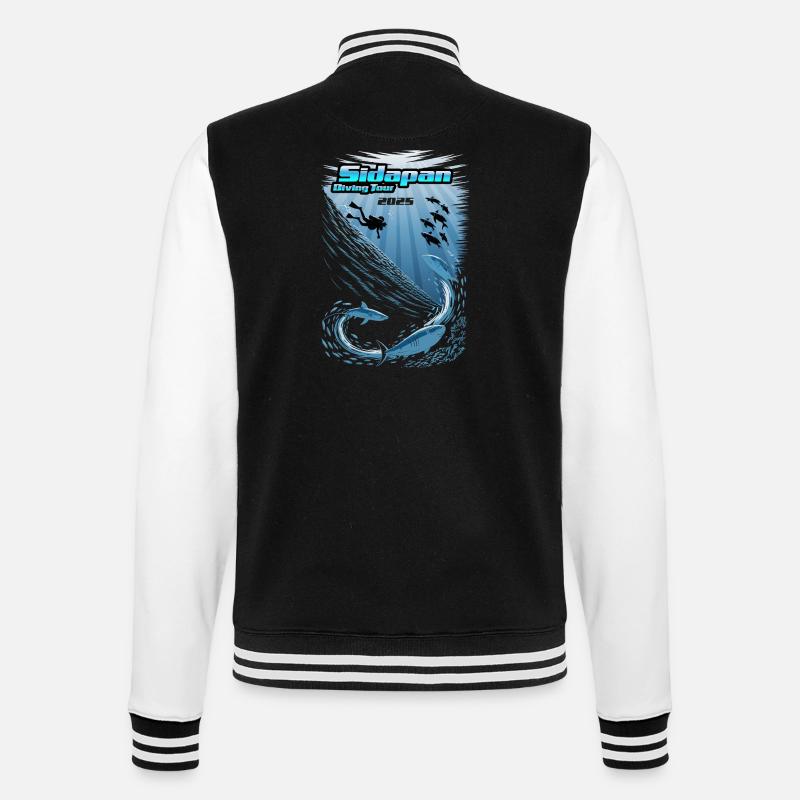 Plongée Sidapan 2025 - Veste Teddy - noir/blanc